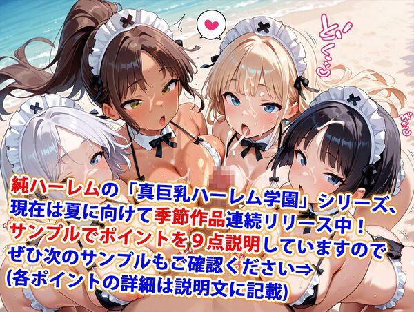 真巨乳ハーレム学園メイド専科生のビキニ奉仕編 画像1