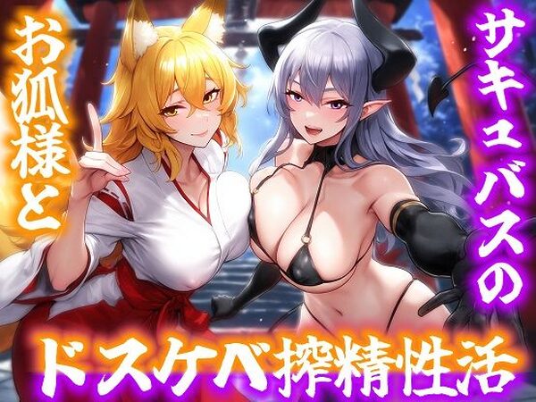 お狐様とサキュバスのドスケベ搾精性活【即ヌキ委員会】