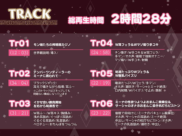 【W舌技×Wオホ】モン娘闇カジノ〜いじわる兎娘とダウナー系ゴーレム娘の搾精種馬計画♪〜 画像5