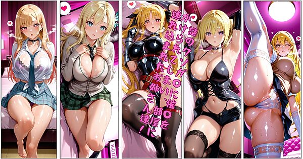 僕のえっちな金髪巨乳お姉さん達 〜えっちな金髪お姉さんは全員僕のもの〜 画像1