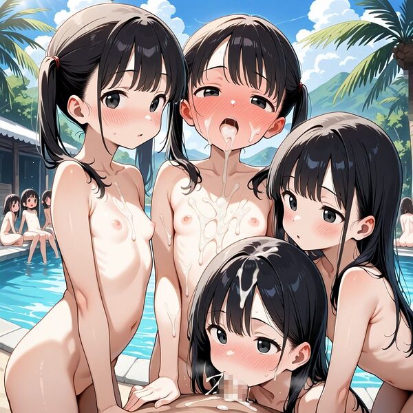 つるぺたビッチ【ハーレム学園 高画質 中出し R18】 画像6