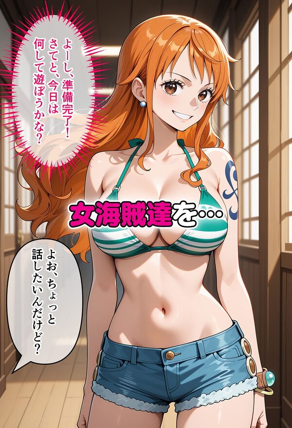 女海賊達を催〇アプリで寝取って孕ませてみた 画像1
