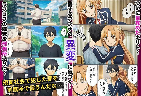 ヒロイン全員寝取られ快楽堕ち！ハーレム大乱交【ソード◯ート・オンライン編（SA◯編）】 画像7