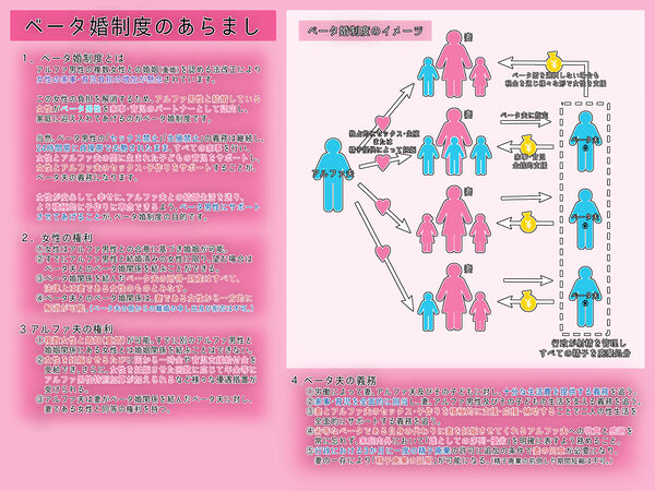 雄がランク分けされ劣等なベータが性的権利を剥奪される世界・N 画像2