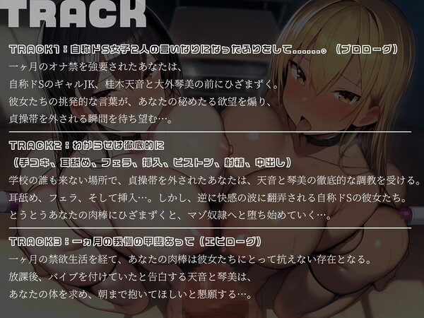 【KU100】ドSギャル2人がMに堕ちる瞬間〜一ヵ月のマゾ堕ち調教記録〜 画像5