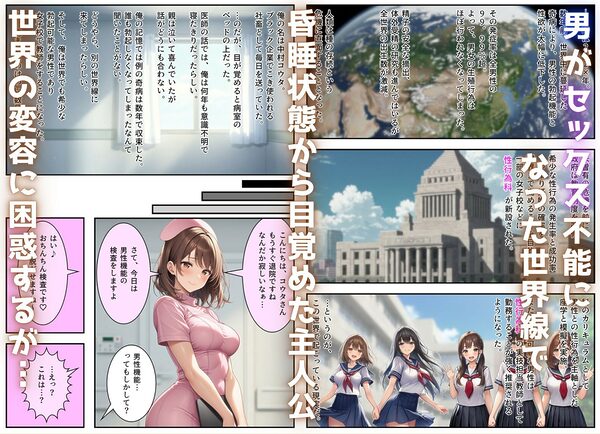 性行為科の先生になって、JKたちとハーレム恋愛セックスする話 画像1