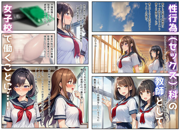 性行為科の先生になって、JKたちとハーレム恋愛セックスする話 画像3