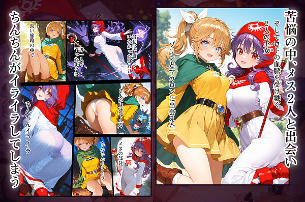 DQ2 Inbreeding of Loto’s Bloodline 旅の道中王女2人と種付け交尾の毎日 魔王が先か、孕ませが先か 画像3