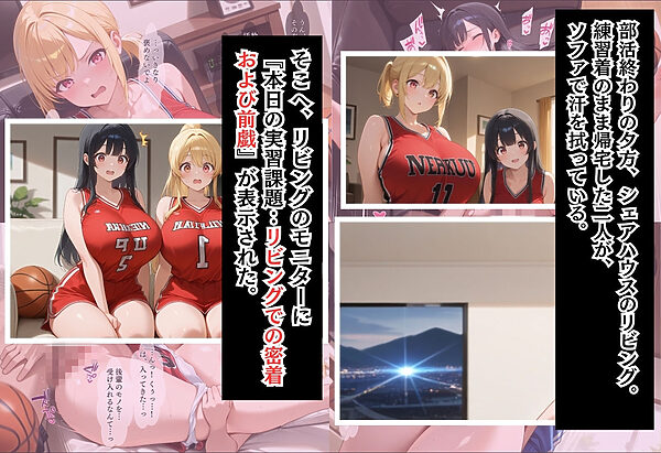 性実習プログラムーセックスが義務教育になった話〜バスケ部美女の連続中出しシュート編〜 画像5