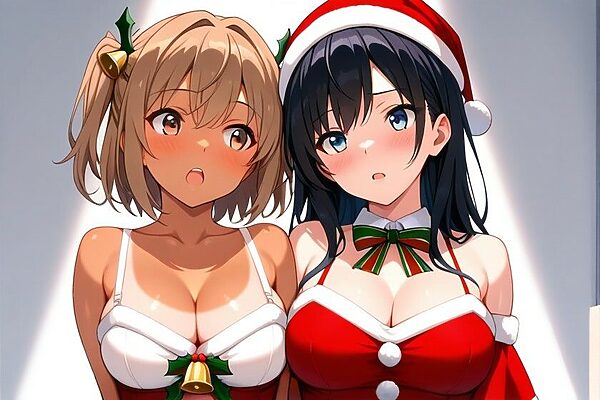 【聖夜に溶けるサンタ】 透けるランジェリー、火照る吐息 聖なる夜に許された秘密の行為 ＃1 画像2