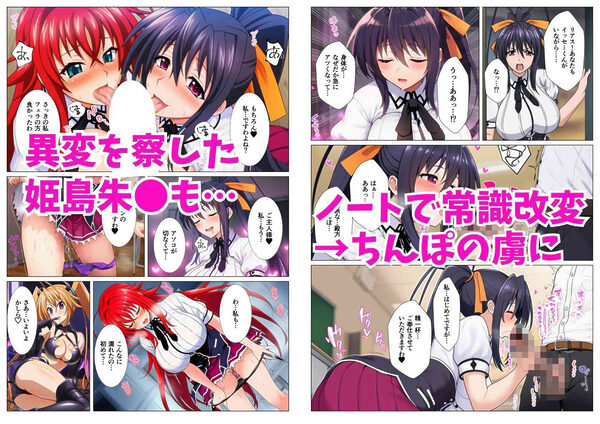 催淫メスノート！ハ◯スクールD×Dヒロインの名前を書いたら強●発情 画像3