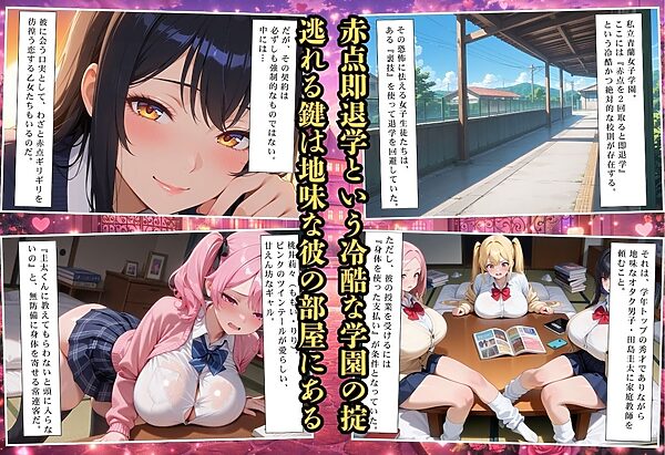 勉強を教える代わりにエッチをさせてくれるギャルが俺の部屋に入り浸る話〜恋するWギャルと純愛混浴編〜 画像1