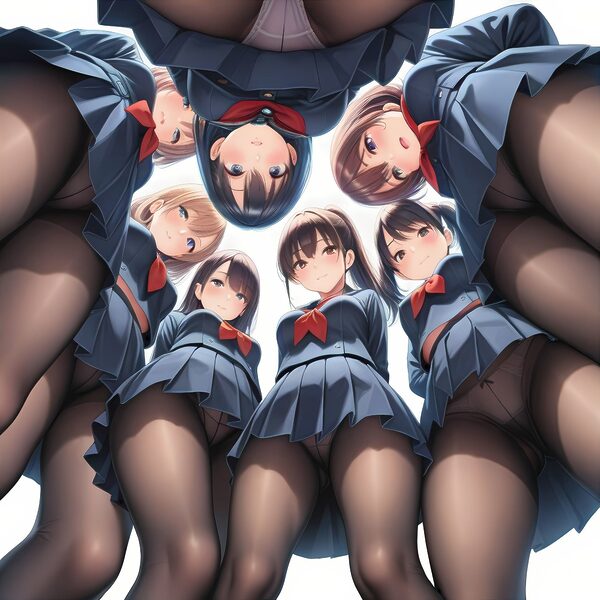 AIイラストフェティシズム『ハーレムパンチラ』 画像10