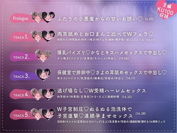 【濃厚W肉穴】着床希望（はーと）Wオナホ 〜精子まちクラスメイト×2と毎日ドスケベ種付け交尾〜 画像3