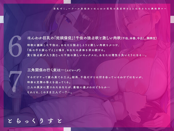 淫乱ゼミ。〜クール系処女とほんわか巨乳の真反対な2人はあなたに興味津々〜【KU100】 画像6