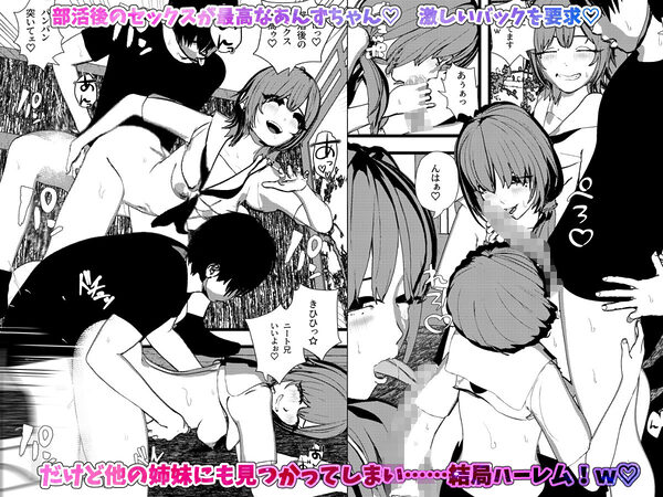 田舎ちっぱい3姉妹とハーレムSEX！2 画像2