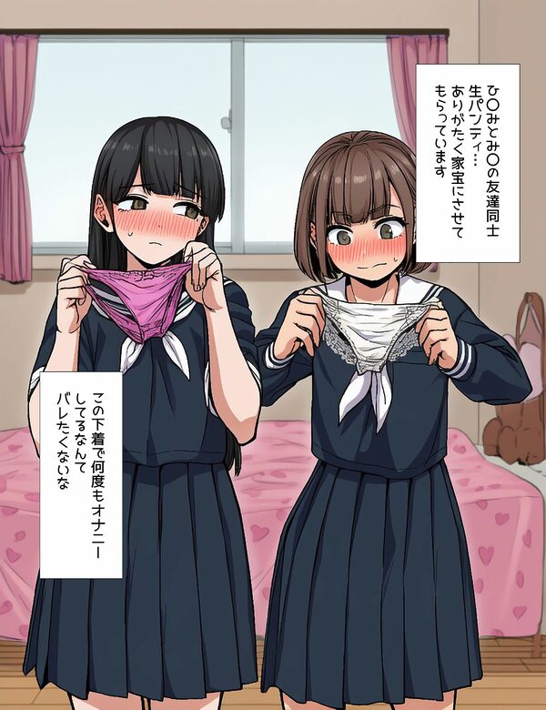 僕は同級生からなぜか下着をもらえる 画像3