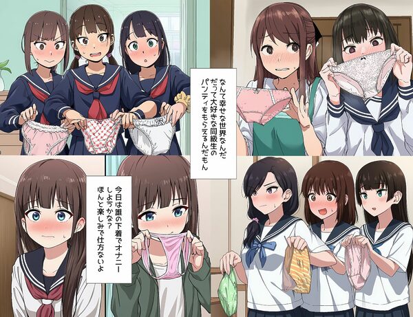 僕は同級生からなぜか下着をもらえる 画像5