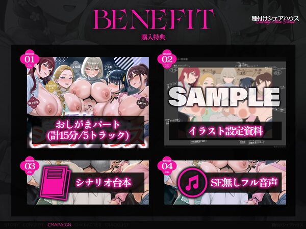 【4時間半x5人ハーレム】種付けシェアハウス〜女性芸能人5人と秘密の共同性活〜 画像1
