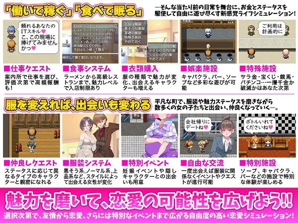 EROLIFE フリースタイル生活ゲーム 画像2