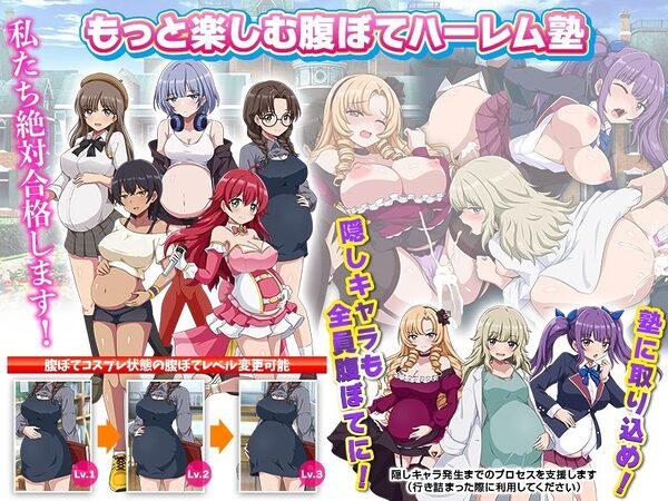 難関突破！超エリート妊娠塾 ぼて腹エリート育成SLG 画像5