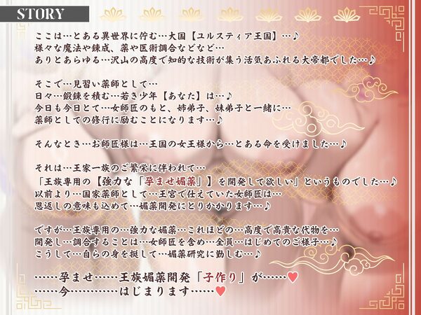 【6時間×3人薬師屋×超絶母乳ハーレム】〜薬師屋の孕みごと〜 見習い薬師のボクと…ドスケベ爆乳女薬師×3による…孕ませ！子作り！媚薬開発譚♪ 画像5