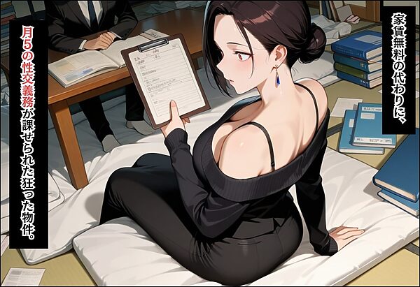 中出ししないと追い出される物件に引っ越した話〜純愛ギャル同棲編〜 画像1