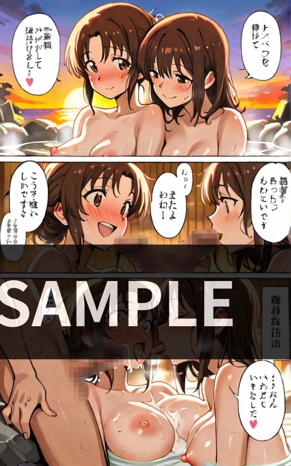 幼馴染と 混浴温泉で 一線を超えちゃう 画像1