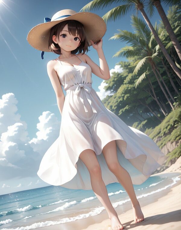 真夏の思い出。百人の男性に射精されたい 画像2