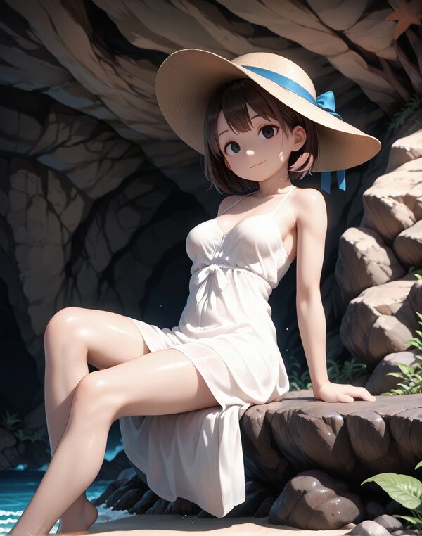 真夏の思い出。百人の男性に射精されたい 画像3