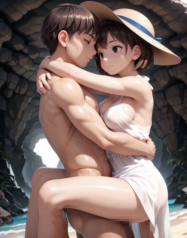 真夏の思い出。百人の男性に射精されたい 画像6