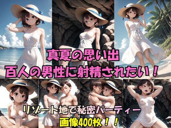 真夏の思い出。百人の男性に射精されたい【工房スタジオ】