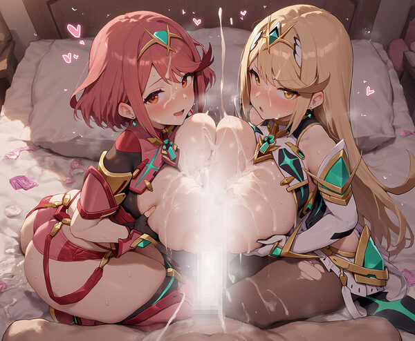 ホ〇ラ&ヒ〇リさんとエッチして孕ませるだけのCG集 画像10