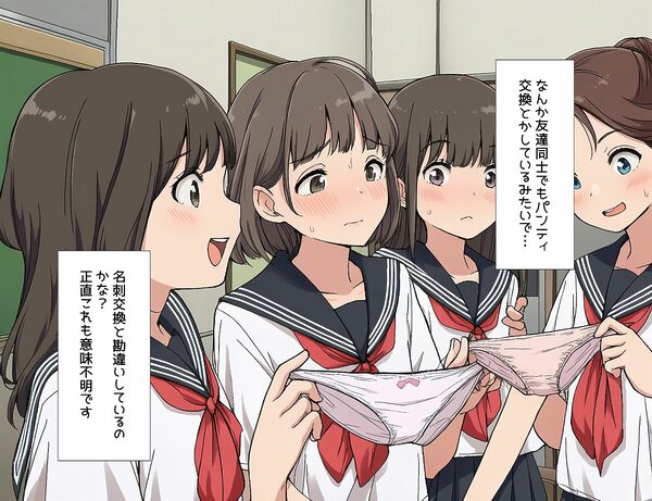 僕は同級生からなぜか下着をもらえる2 画像3