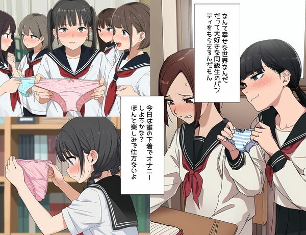 僕は同級生からなぜか下着をもらえる2 画像5